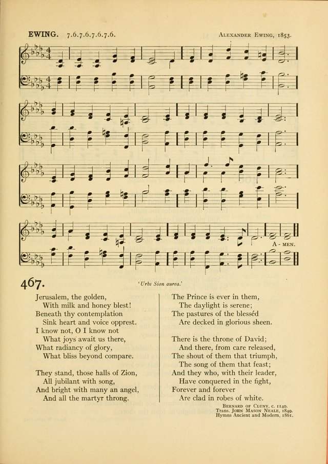 Services for Congregational Worship. The New Hymn and Tune Book page 421