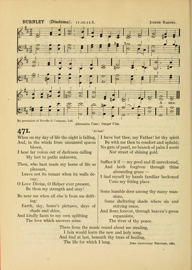 Services for Congregational Worship. The New Hymn and Tune Book page 424