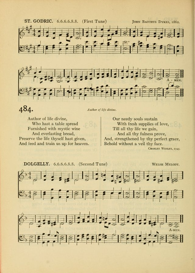 Services for Congregational Worship. The New Hymn and Tune Book page 432