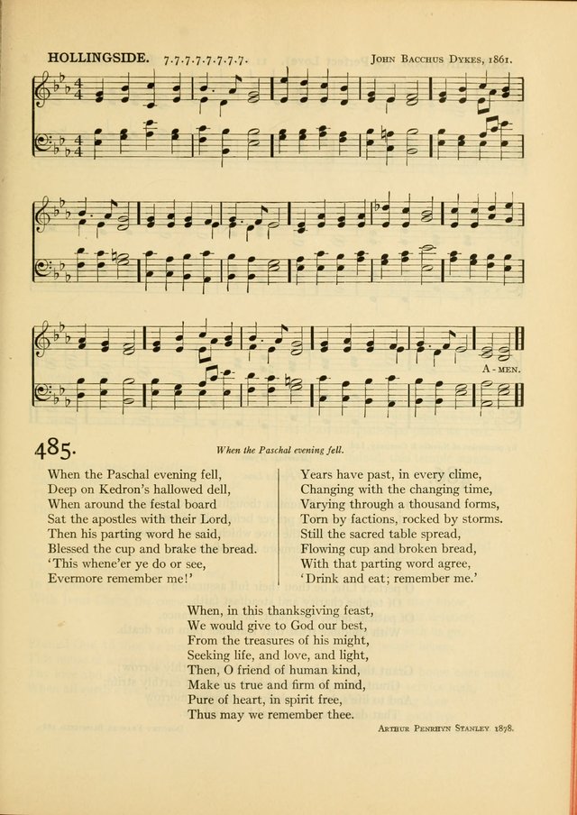 Services for Congregational Worship. The New Hymn and Tune Book page 433