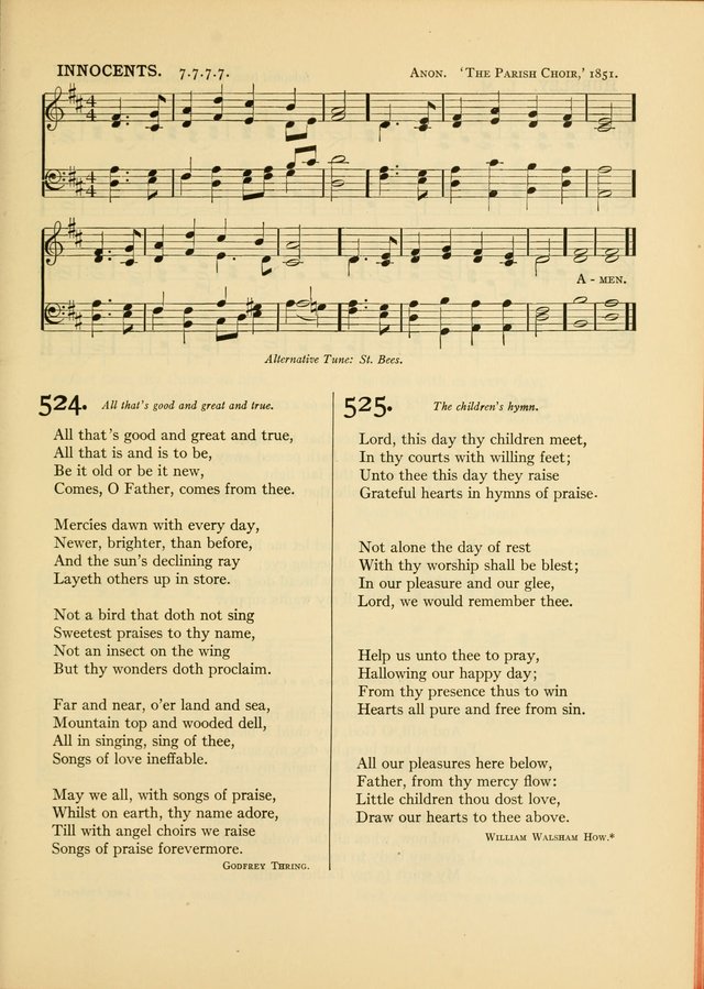Services for Congregational Worship. The New Hymn and Tune Book page 463