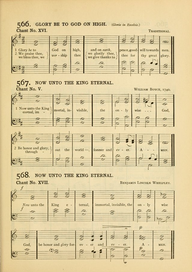 Services for Congregational Worship. The New Hymn and Tune Book page 501