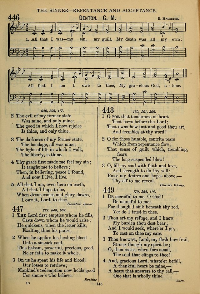 The Seventh-Day Adventist Hymn and Tune Book: for use in divine worship page 145