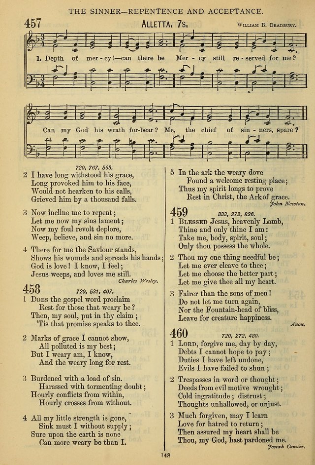 The Seventh-Day Adventist Hymn and Tune Book: for use in divine worship page 148