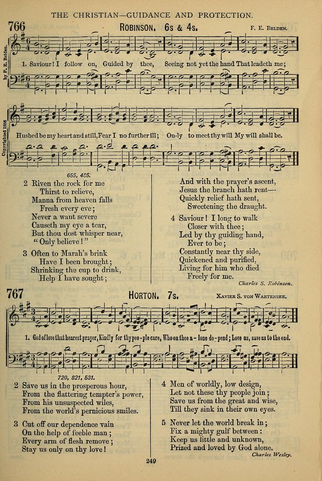 The Seventh-Day Adventist Hymn and Tune Book: for use in divine worship page 249