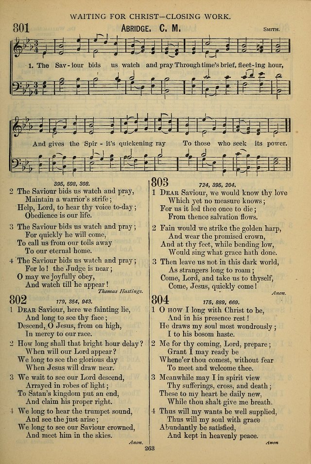 The Seventh-Day Adventist Hymn and Tune Book: for use in divine worship page 263