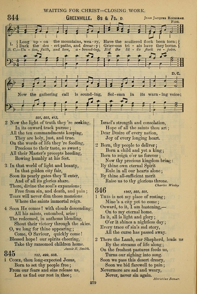 The Seventh-Day Adventist Hymn and Tune Book: for use in divine worship page 279