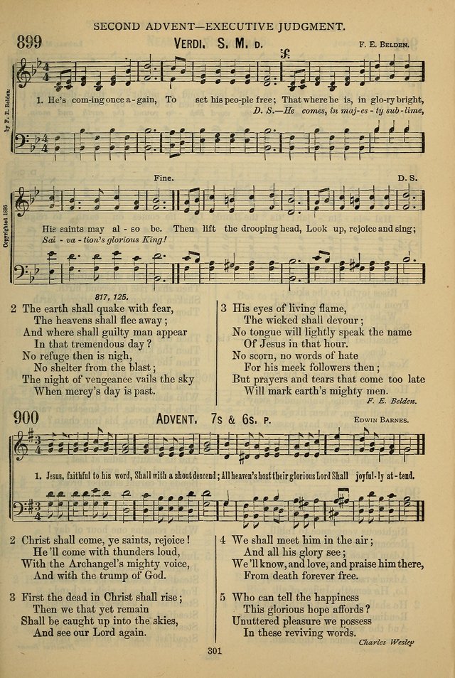 The Seventh-Day Adventist Hymn and Tune Book: for use in divine worship page 301