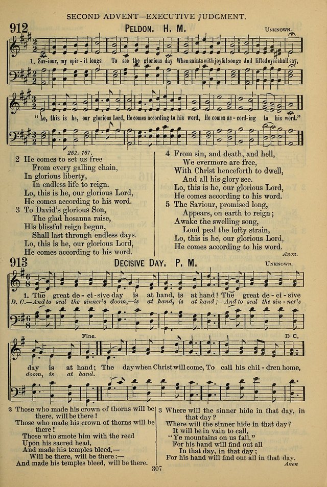 The Seventh-Day Adventist Hymn and Tune Book: for use in divine worship page 307