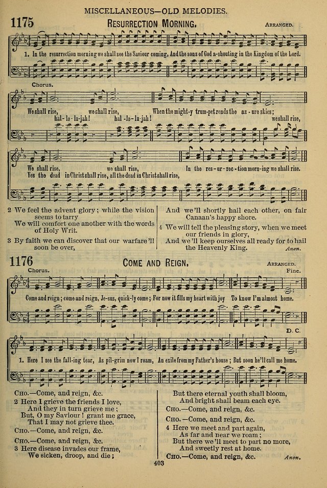 The Seventh-Day Adventist Hymn and Tune Book: for use in divine worship page 403