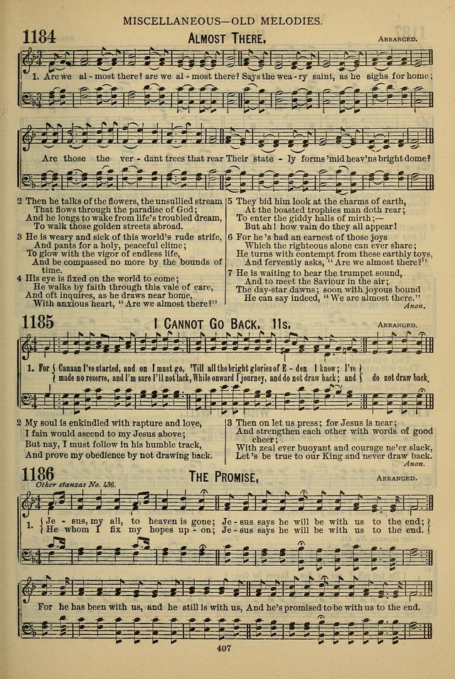 The Seventh-Day Adventist Hymn and Tune Book: for use in divine worship page 407