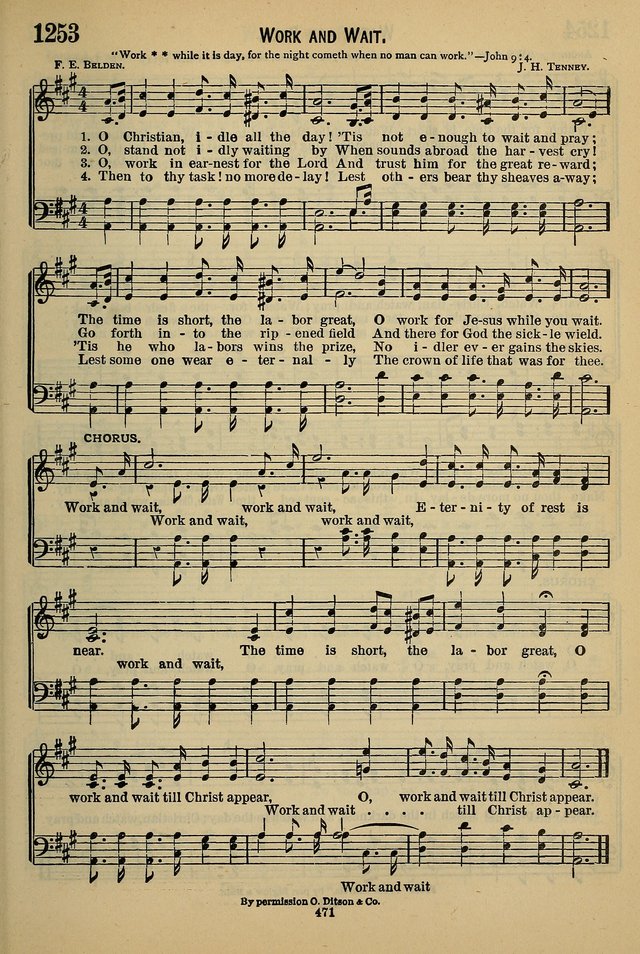 The Seventh-Day Adventist Hymn and Tune Book: for use in divine worship page 471