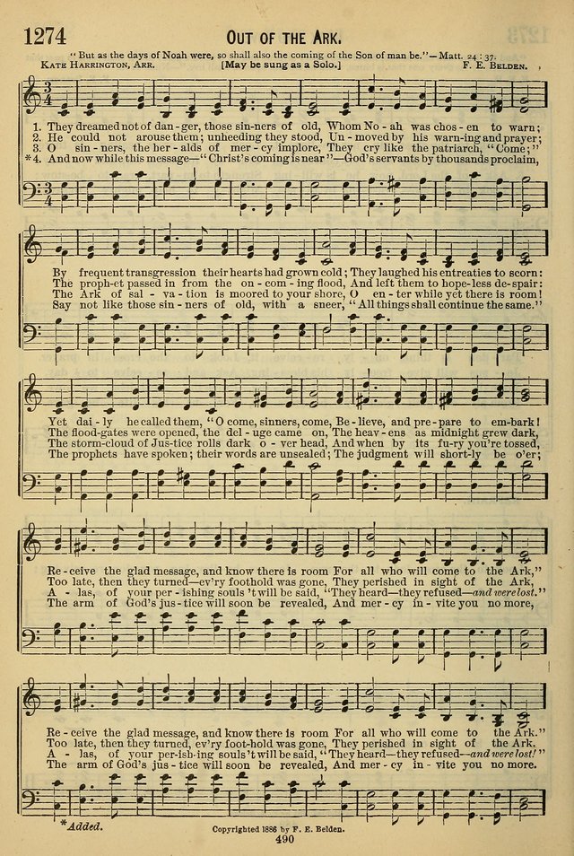 The Seventh-Day Adventist Hymn and Tune Book: for use in divine worship page 490