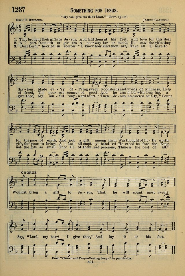 The Seventh-Day Adventist Hymn and Tune Book: for use in divine worship page 501