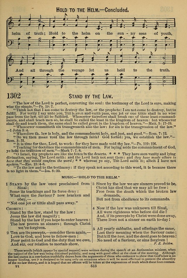 The Seventh-Day Adventist Hymn and Tune Book: for use in divine worship page 513