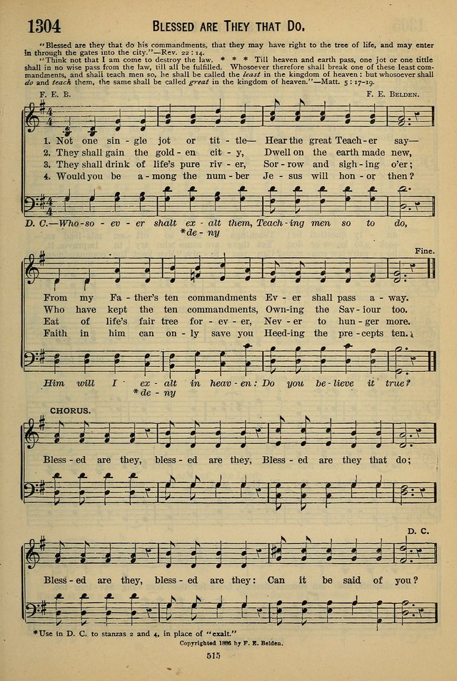 The Seventh-Day Adventist Hymn and Tune Book: for use in divine worship page 515