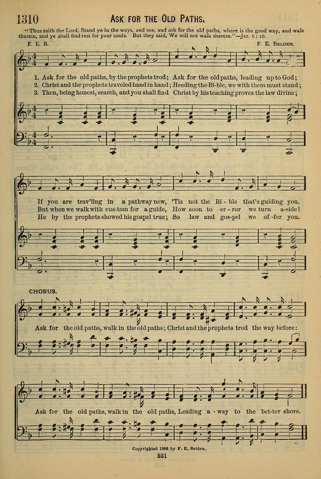 The Seventh-Day Adventist Hymn and Tune Book: for use in divine worship page 521