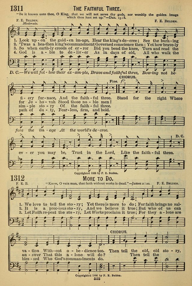 The Seventh-Day Adventist Hymn and Tune Book: for use in divine worship page 522