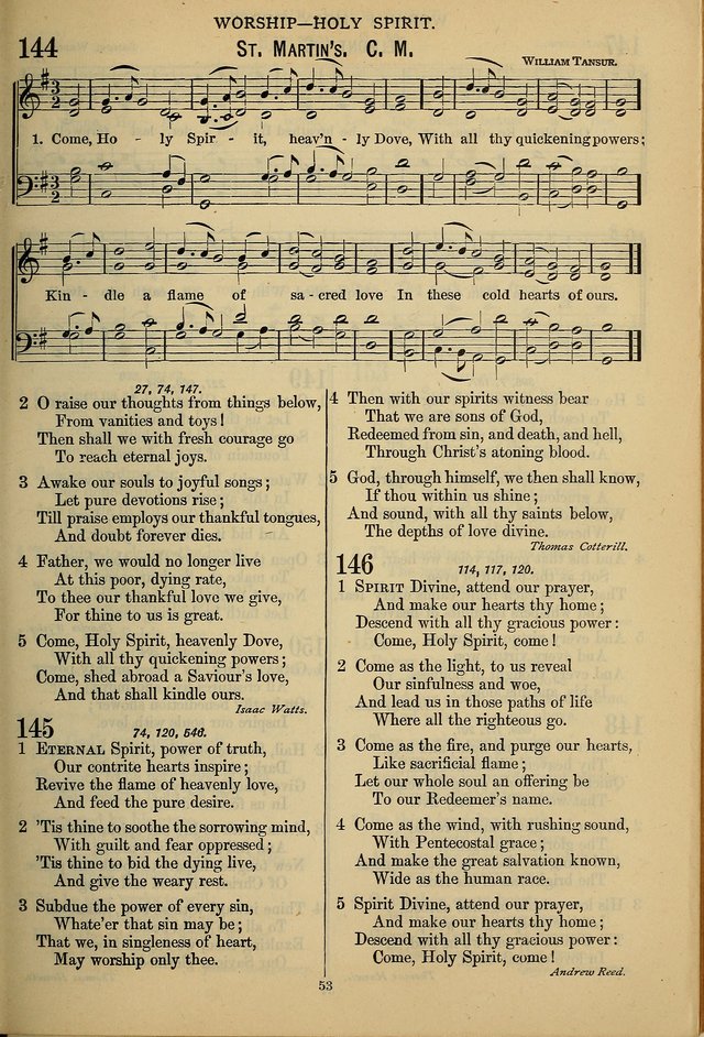 The Seventh-Day Adventist Hymn and Tune Book: for use in divine worship page 53
