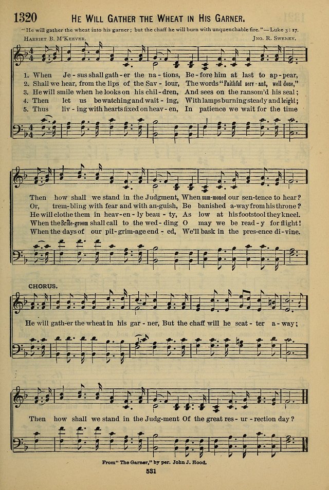 The Seventh-Day Adventist Hymn and Tune Book: for use in divine worship page 531