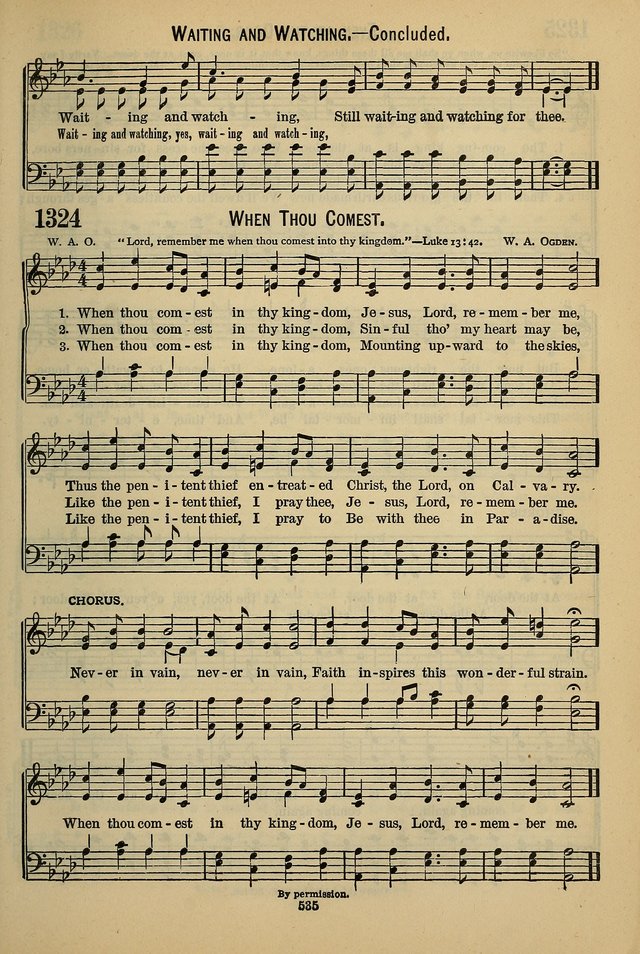 The Seventh-Day Adventist Hymn and Tune Book: for use in divine worship page 535