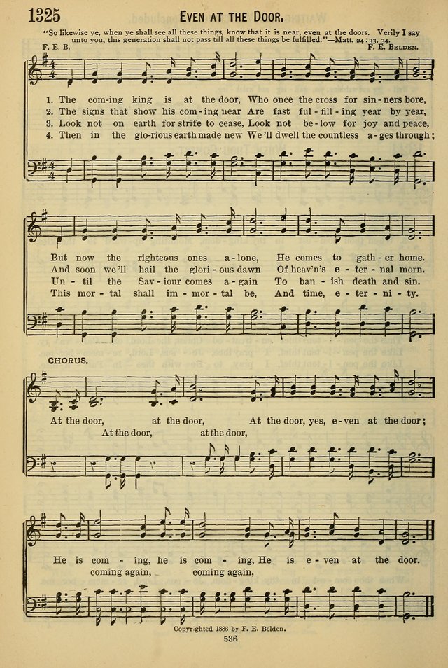 The Seventh-Day Adventist Hymn and Tune Book: for use in divine worship page 536