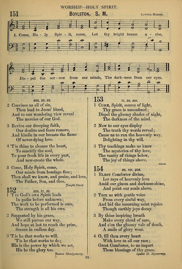 The Seventh-Day Adventist Hymn and Tune Book: for use in divine worship page 55