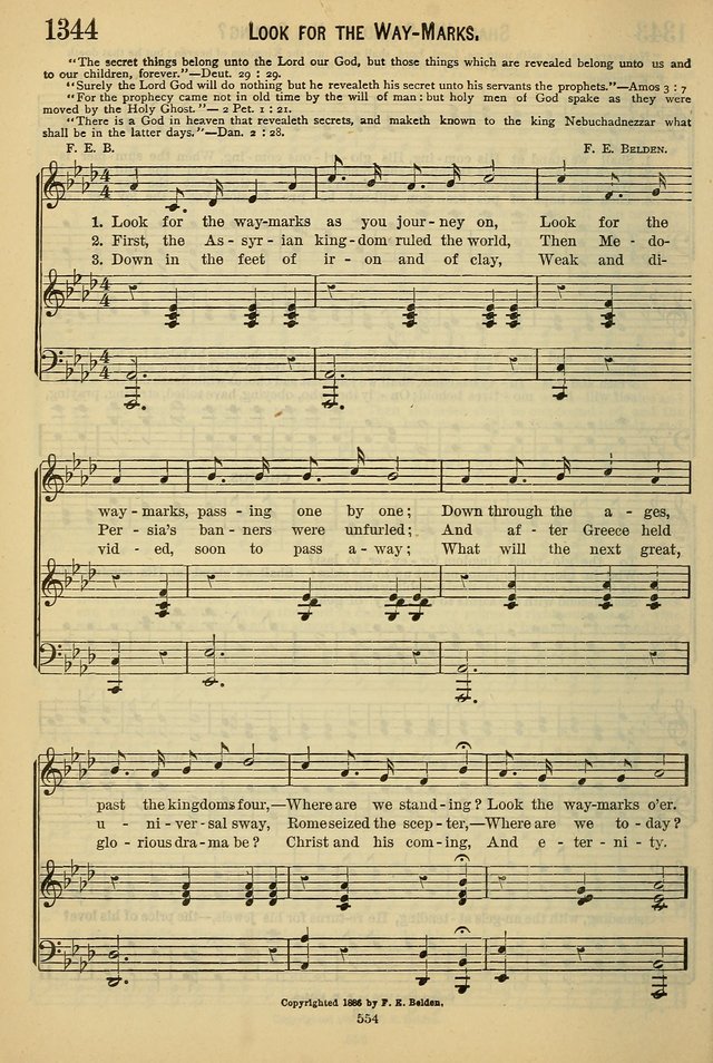 The Seventh-Day Adventist Hymn and Tune Book: for use in divine worship page 554