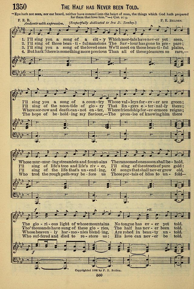 The Seventh-Day Adventist Hymn and Tune Book: for use in divine worship page 560