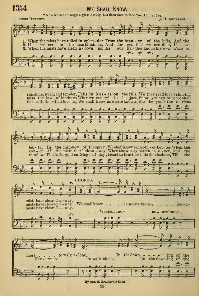 The Seventh-Day Adventist Hymn and Tune Book: for use in divine worship page 564