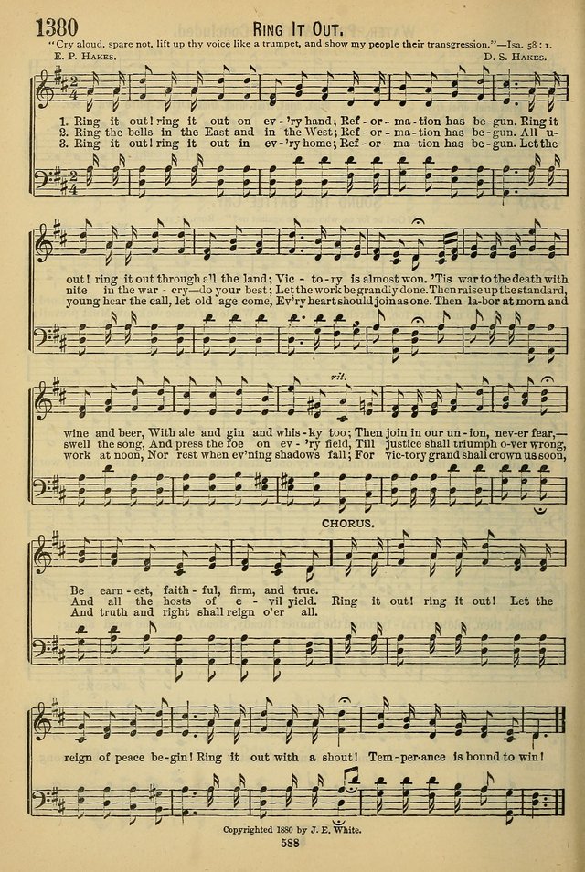 The Seventh-Day Adventist Hymn and Tune Book: for use in divine worship page 588