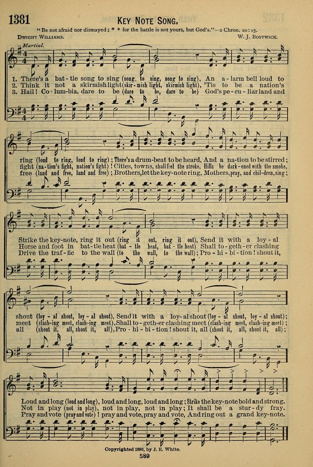 The Seventh-Day Adventist Hymn and Tune Book: for use in divine worship page 589