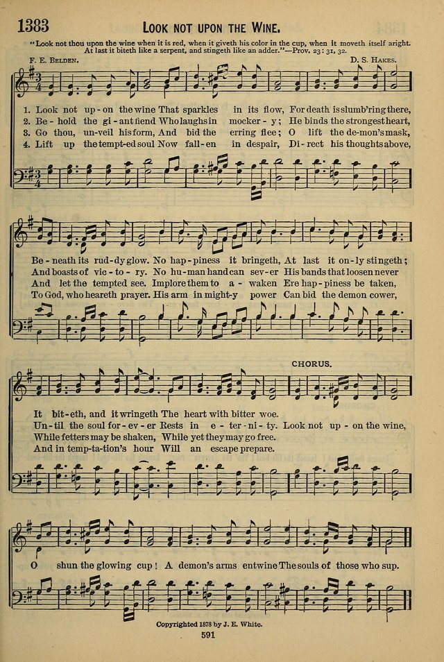 The Seventh-Day Adventist Hymn and Tune Book: for use in divine worship page 591