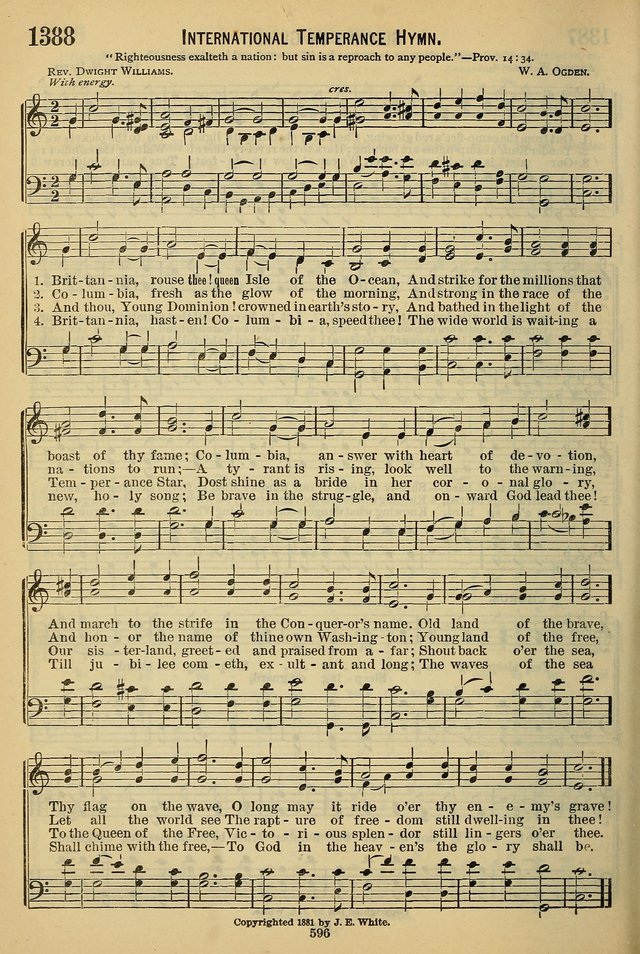 The Seventh-Day Adventist Hymn and Tune Book: for use in divine worship page 596