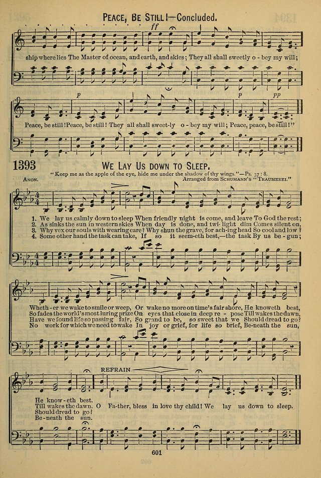 The Seventh-Day Adventist Hymn and Tune Book: for use in divine worship page 601