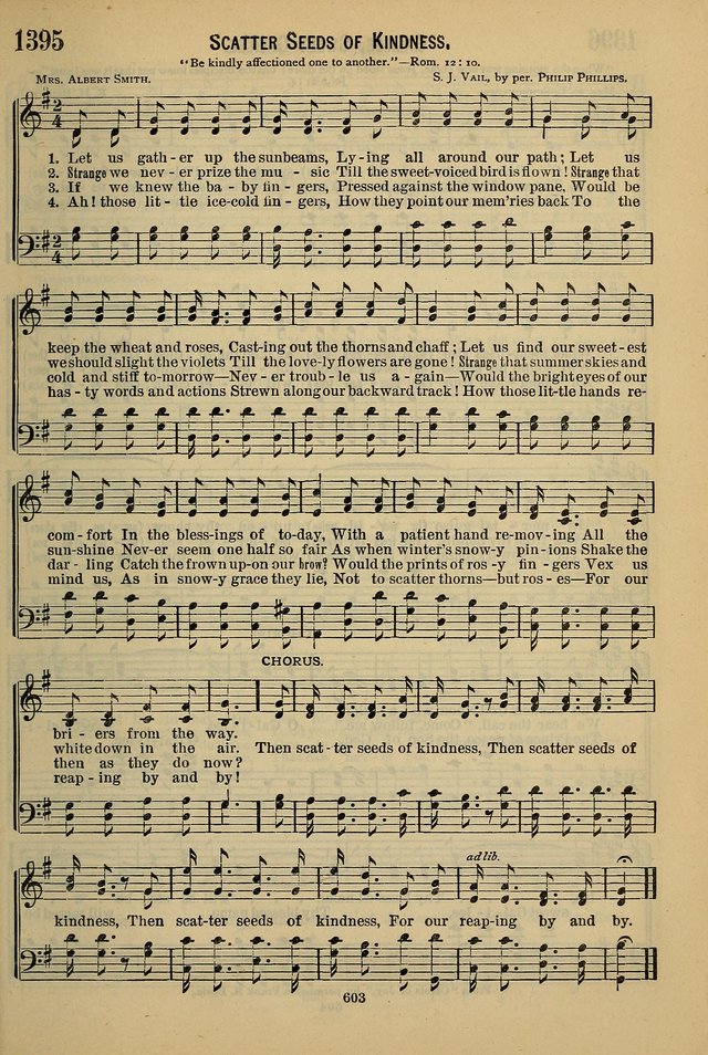 The Seventh-Day Adventist Hymn and Tune Book: for use in divine worship page 603