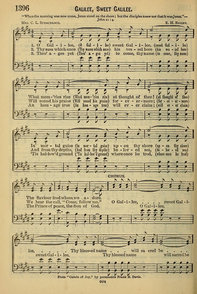 The Seventh-Day Adventist Hymn and Tune Book: for use in divine worship page 604