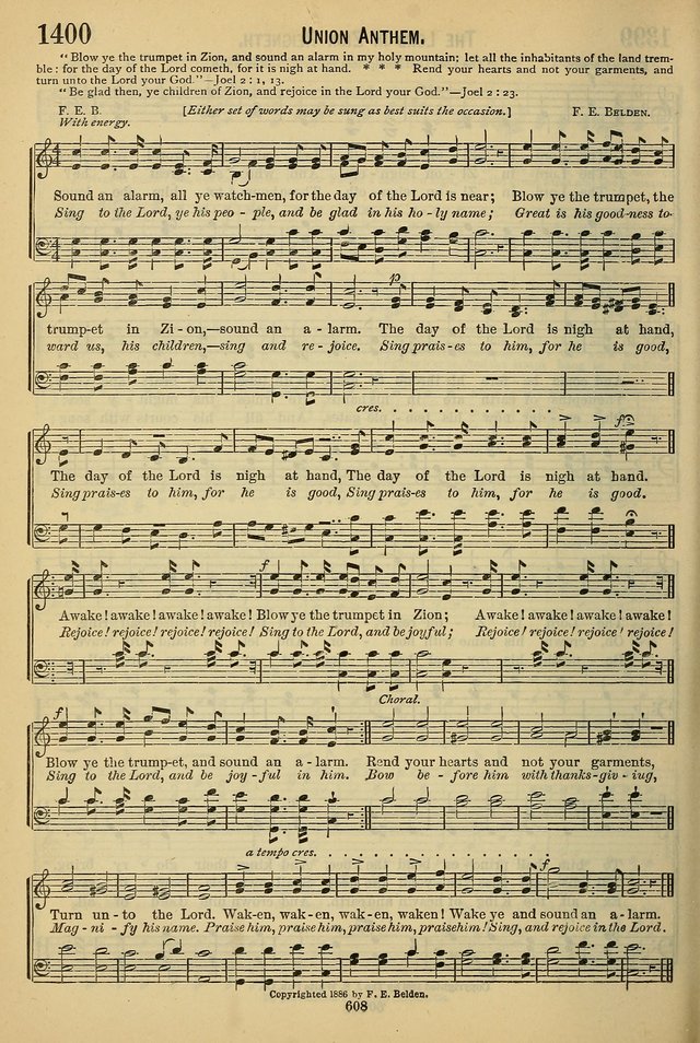 The Seventh-Day Adventist Hymn and Tune Book: for use in divine worship page 608