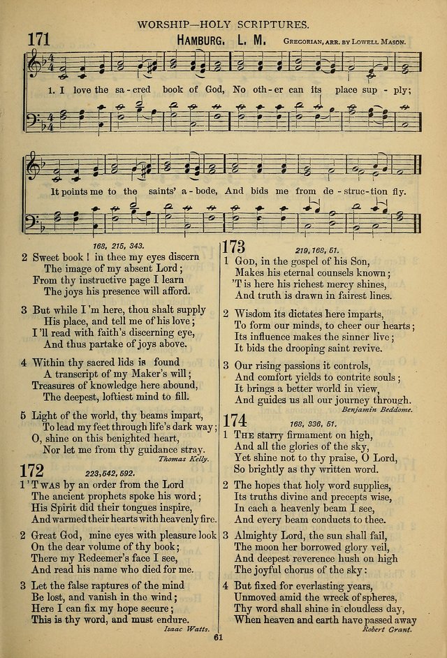 The Seventh-Day Adventist Hymn and Tune Book: for use in divine worship page 61