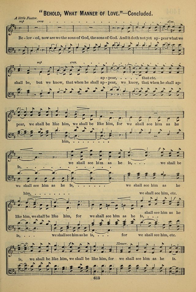 The Seventh-Day Adventist Hymn and Tune Book: for use in divine worship page 613