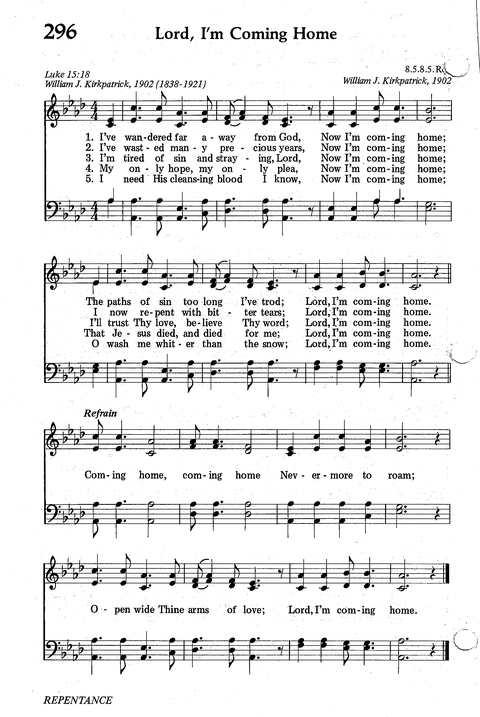 Seventh-day Adventist Hymnal page 289