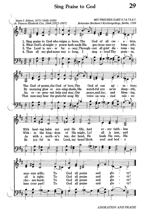 Seventh-day Adventist Hymnal page 29