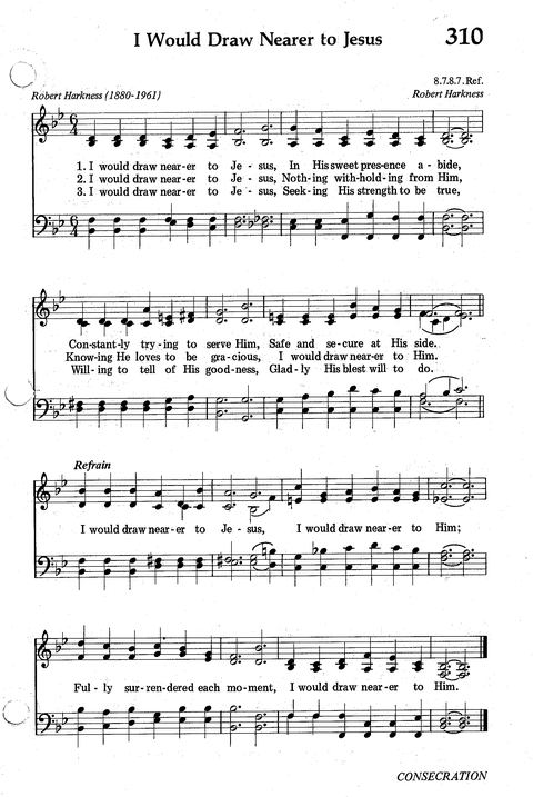 Seventh-day Adventist Hymnal page 302
