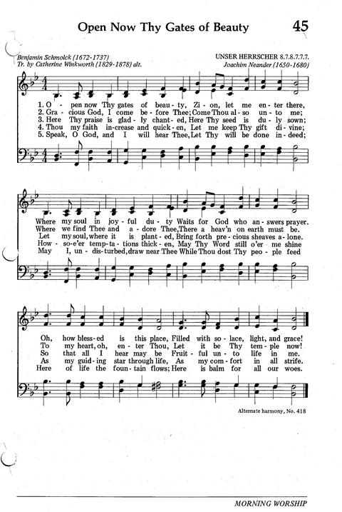 Seventh-day Adventist Hymnal page 45