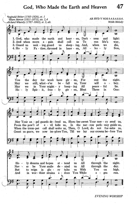 Seventh-day Adventist Hymnal page 47