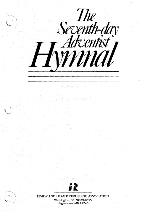 Seventh-day Adventist Hymnal page i