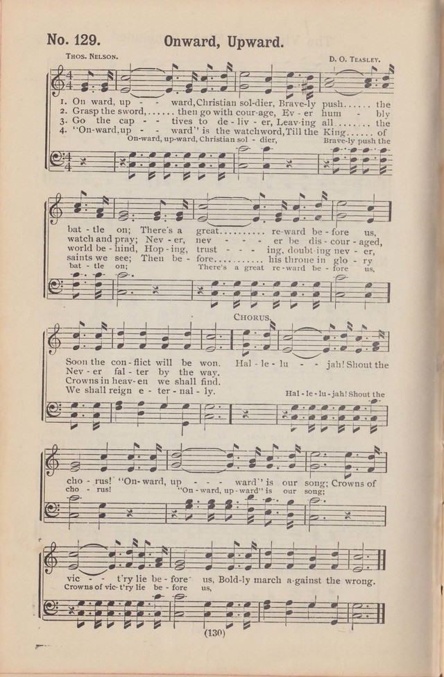 Salvation Echoes: a new collection of spiritual songs; hymning the tidings of full salvation page 130