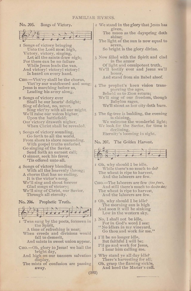 Salvation Echoes: a new collection of spiritual songs; hymning the tidings of full salvation page 202