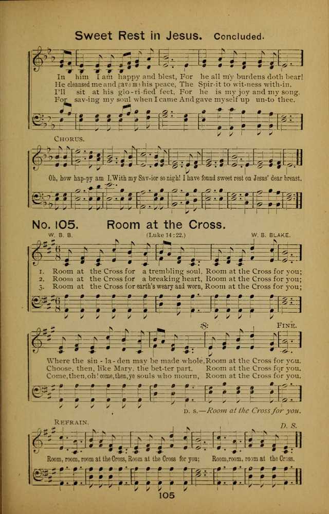 Songs of the Evening Light: for Sunday schools, missionary and revival meetings and gospel work in general page 105