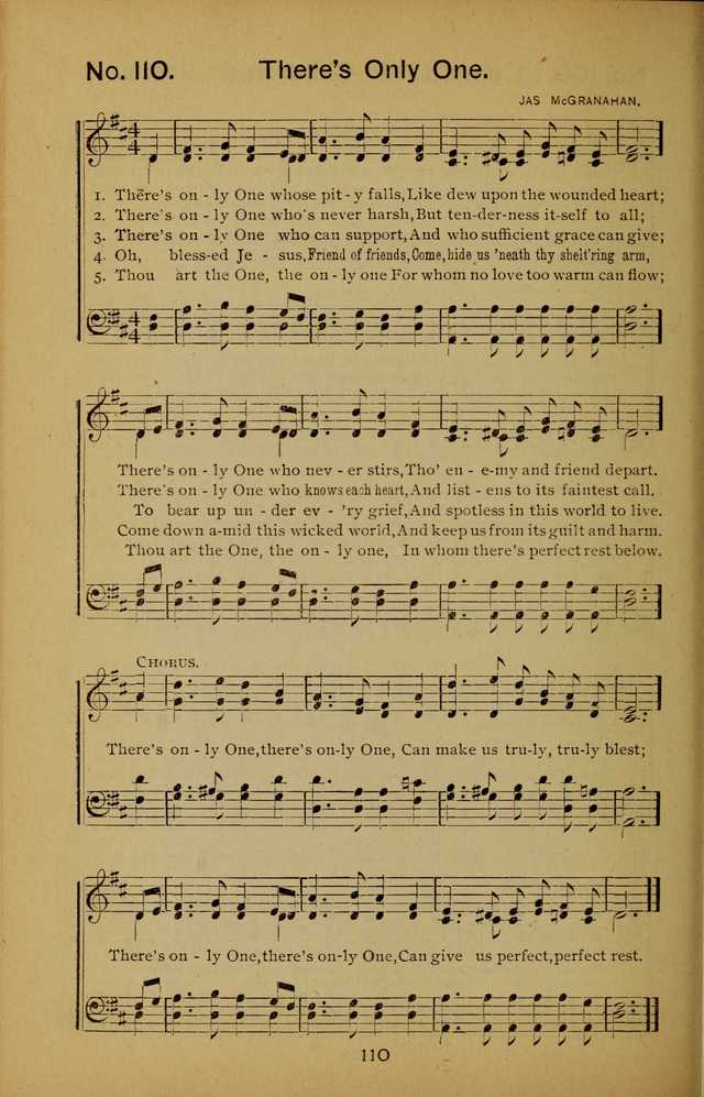Songs of the Evening Light: for Sunday schools, missionary and revival meetings and gospel work in general page 110